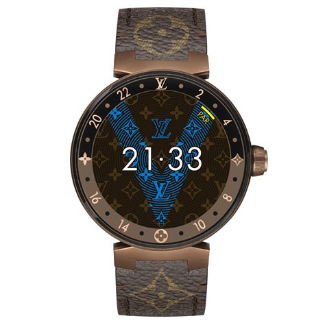 louis vuitton connected tambour horizon monogram 42